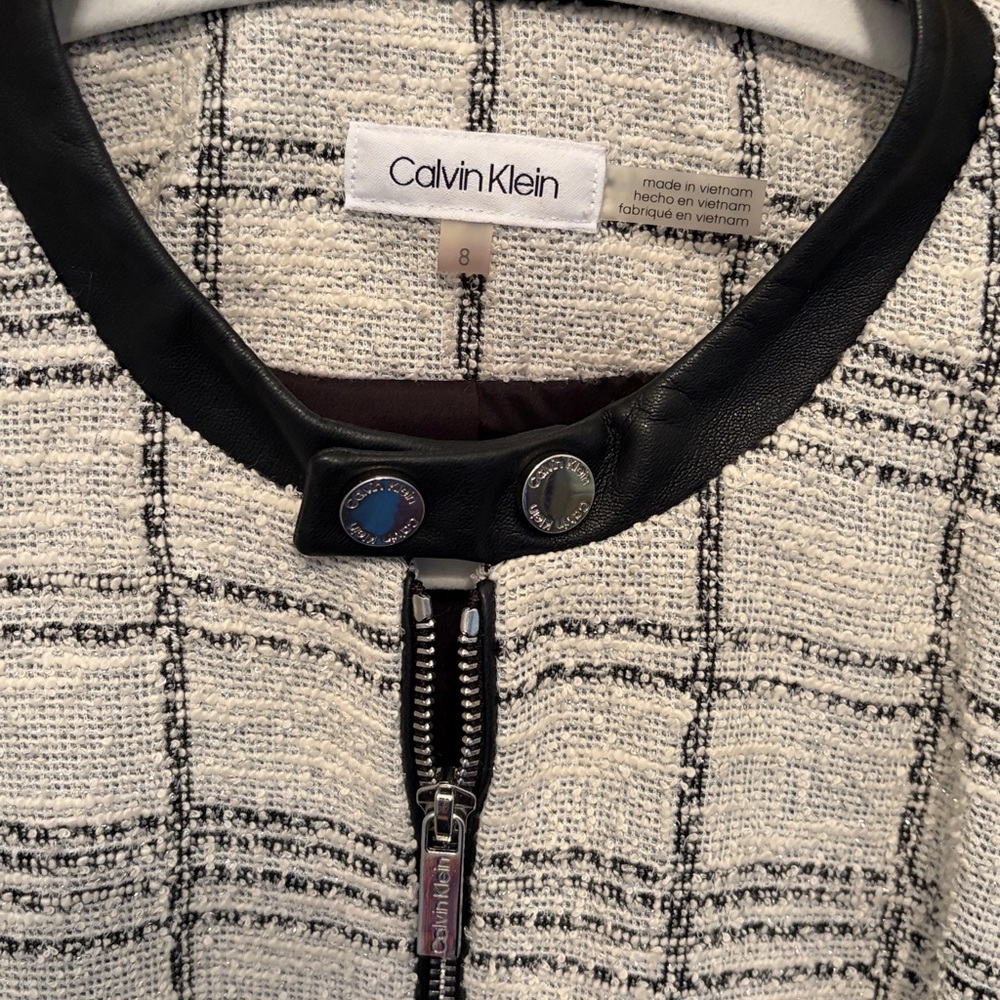 Calvin Klein Tweed Jacket - Picture 2 of 5